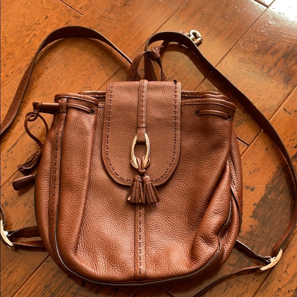 Brighton Brown Leather Backpack